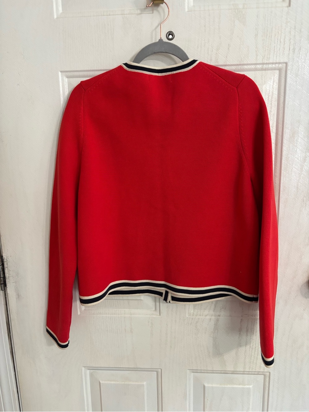 Boden - Red Knit with Gold Button Detail - Picture 5 of 11